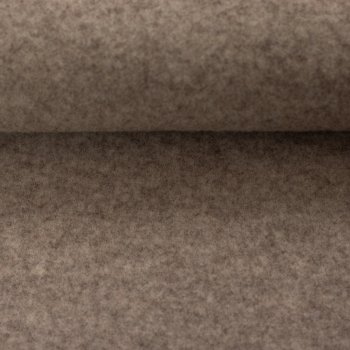 Merino Fleece beige meliert 100% Merinowolle