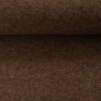 Merino Fleece schlamm meliert 100% Merinowolle