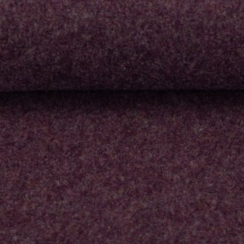 Merino Fleece beere meliert 100% Merinowolle