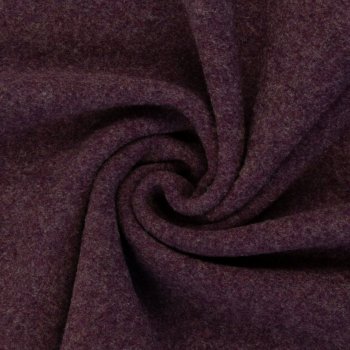 Merino Fleece beere meliert 100% Merinowolle