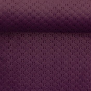 Deko Samt Stoff Caracas bordeaux