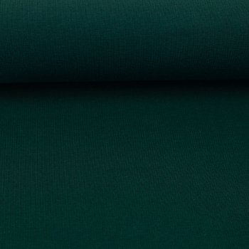 Preview: French Terry Sommersweat HW25/26 Maike uni dunkles moosgrün