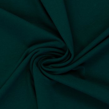 French Terry Sommersweat HW25/26 Maike uni dunkles moosgrün