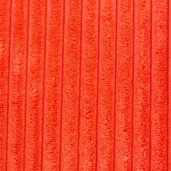Wanja Cord Samt gerippt in der Farbe orange