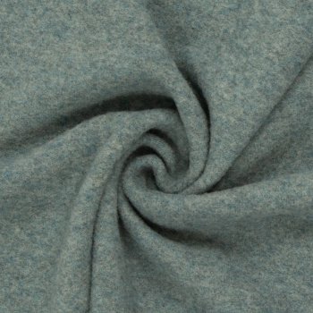 Merino Fleece mint meliert 100% Merinowolle