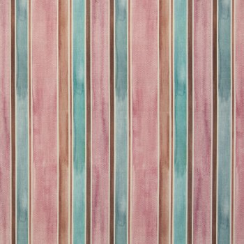 Preview: Baumwoll-Canvas WILMA - Stripes altrosa/beige/smaragd