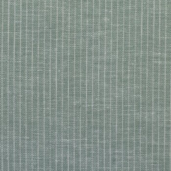 Leinen- Baumwoll Mischgewebe "Paul" mint meliert gestreift