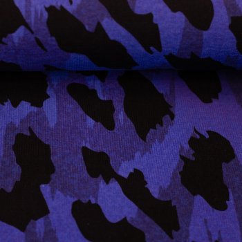 Preview: French Terry Thorsten Berger Monsta, Leo, blau
