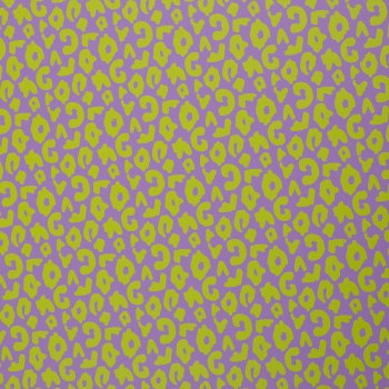 Preview: Kunstleder Happy Collection Leo by Cherry Picking flieder/limettengrün