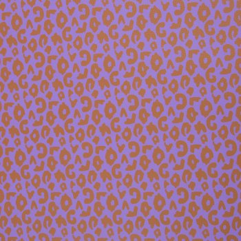 Preview: Kunstleder Happy Collection Leo by Cherry Picking flieder/braun