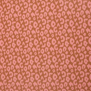 Preview: Kunstleder Happy Collection Leo by Cherry Picking braun/rosa