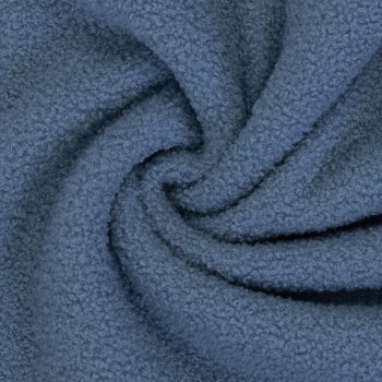 Teddybouclé/ Fleece "Teddy"taubenblau/ Swafing