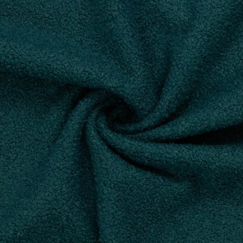 Teddybouclé/ Fleece "Teddy" petrol/ Swafing