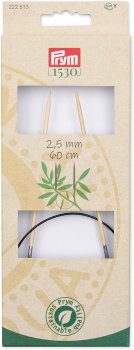 Rundstricknadeln Bambus 60cm, verschiedene Stärken