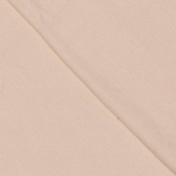 Viskose Ripp-Jersey uni beige Öko-Tex