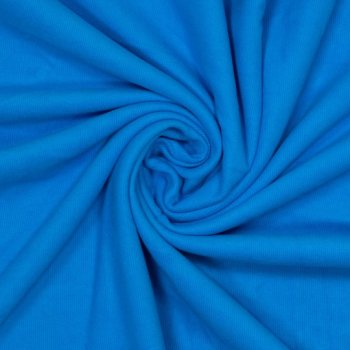 Preview: Viskose Ripp-Jersey uni hellblau Öko-Tex