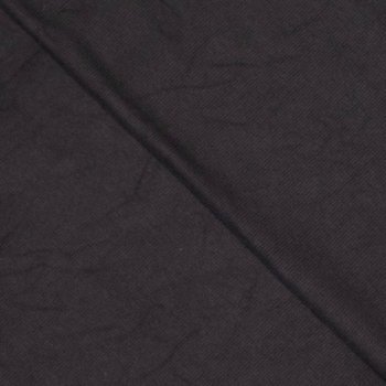 Viskose Ripp-Jersey uni schwarz Öko-Tex