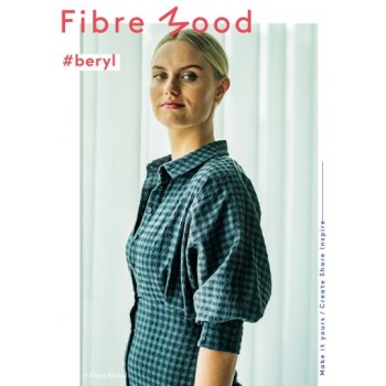 Preview: Baumwolle Seersucker - Checks rauchblau/dunkelblau