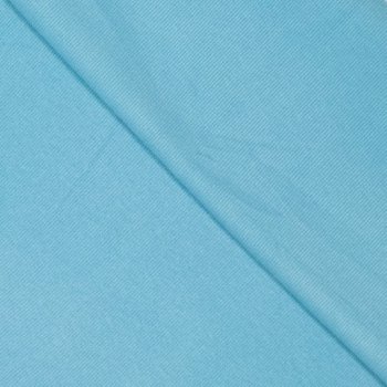 Viskose Ripp-Jersey uni rauchblau Öko-Tex