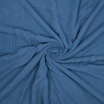 Viskose Twill Webware - Cupro Touch - uni -  dark demin