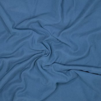 Viskose Twill Webware - Cupro Touch - uni -  dark demin