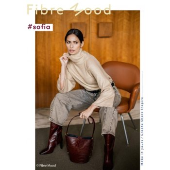 Preview: Strickstoff grob gestrickter Stoff golden