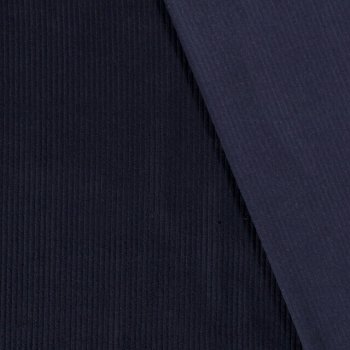 WASHED CORD 6W STRETCH dunkelblau