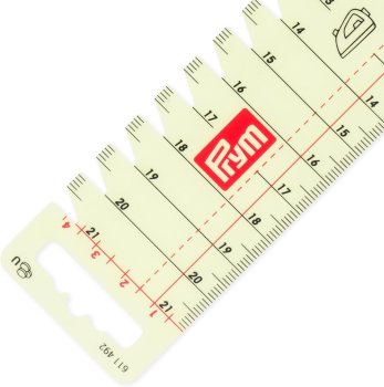 Preview: Prym Love Bügelhandmaß, transparent 21 cm