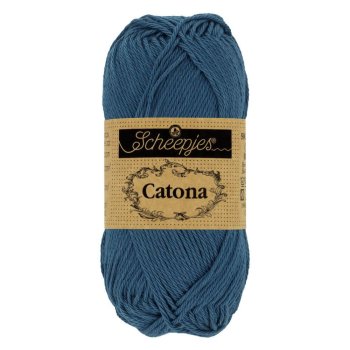 Scheepjes Catona Baumwollgarn 50g  - Light Navy / helles marine