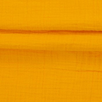 Musselin Double Gauze sonnengelb