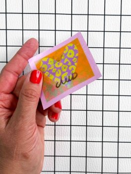 Preview: Flippatch - das aufnähbare Wackelbild-Patch - LEO LOVER CLUB
