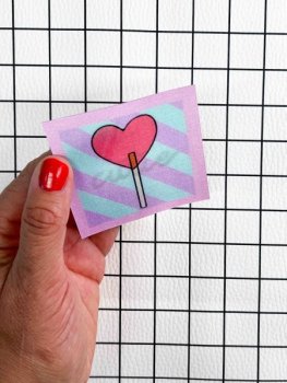 Preview: Flippatch - das aufnähbare Wackelbild-Patch - CUTIE