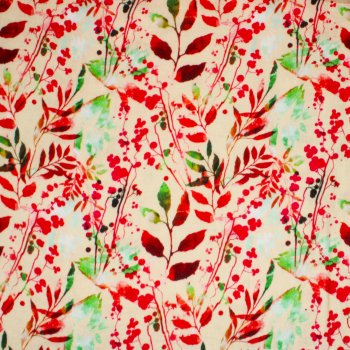 Preview: Musselin Double Gauze Wildblumen