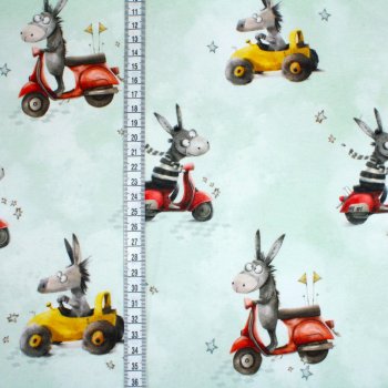 Preview: French Terry Eigenproduktion Esel-Abenteuer