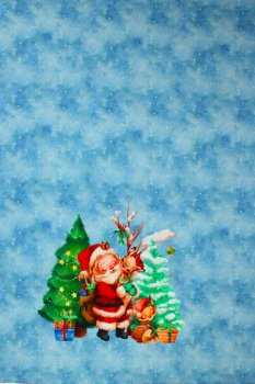 Stoffpanel Weihnachtswichtel