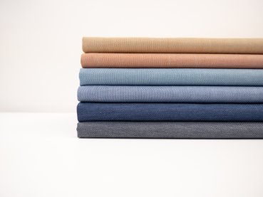 Preview: Baumwolle Webware Mika ocker