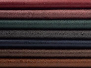 Preview: Vintage Lederimitat Mirco - dunkelrot