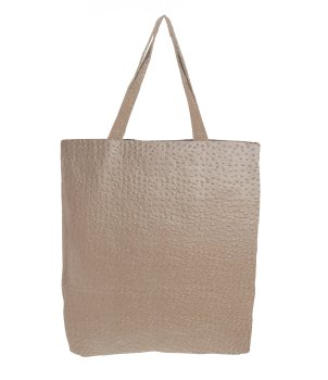 Metallic Kunstleder Aurora beige