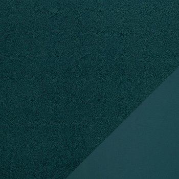 Preview: Teddybouclé/ Fleece "Teddy" petrol/ Swafing