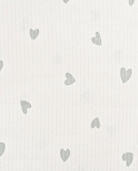 Preview: Ripp-Jersey Baby Ripp Herzen old green