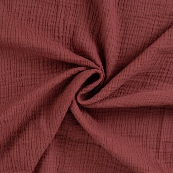 Preview: Double Face Musselin old pink / dusty rose