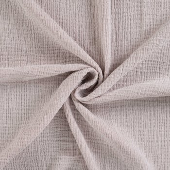 Preview: Double Face Musselin ecru / beige