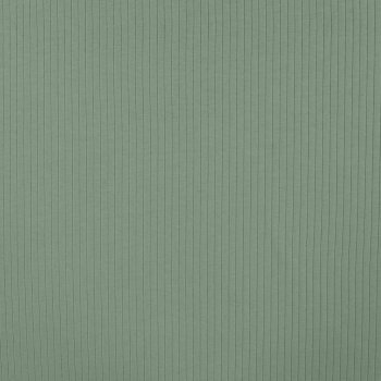 Preview: Baumwolljersey Rippjersey uni dusty mint