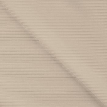 Baumwolljersey Rippjersey uni sand