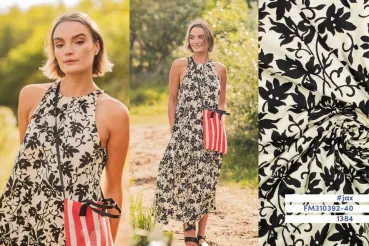 Preview: Fibre Mood Woven Popline Flowers – Baumwoll-Popeline