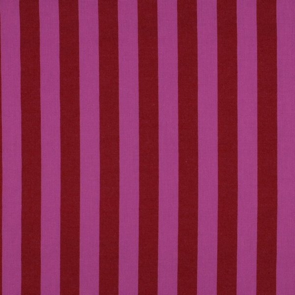Baumwoll Popeline YD Stripes Red / Fuchsia