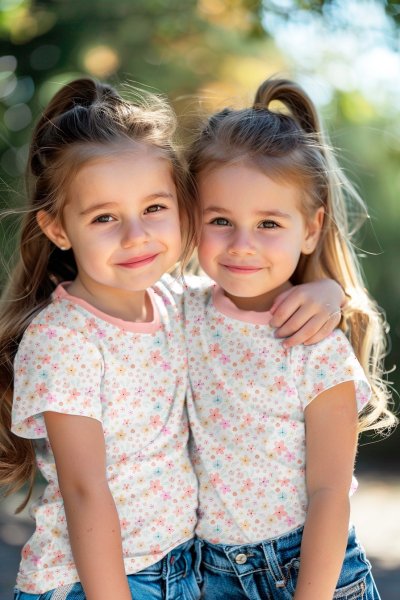 Baumwolljersey kleine Blümchen auf weiss Bioqualität, Digitaldruck