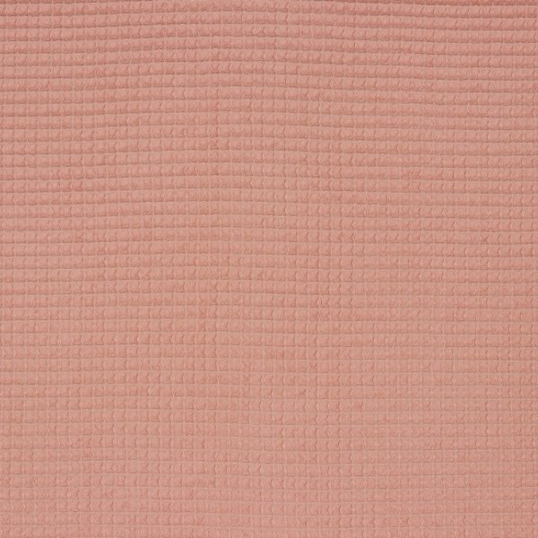 Waffelpiqué uni blush rosa