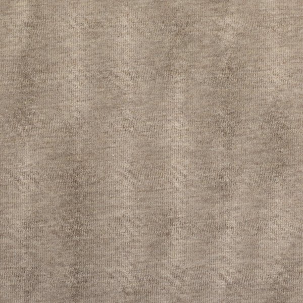 French Terry / Sommersweat Maike uni meliert beige