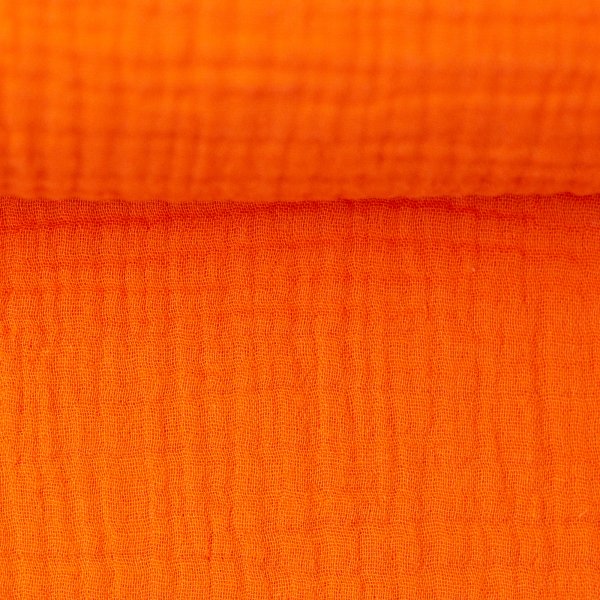 Musselin Double Gauze orange